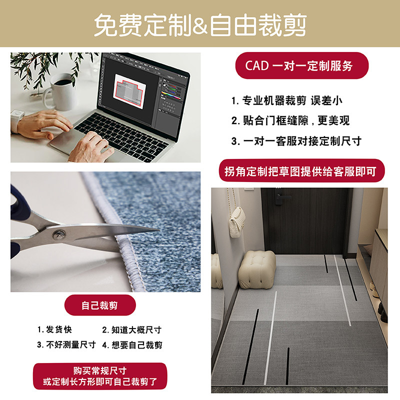 地垫入户门垫进门脚垫2025新款大门口门外家用入门入户地毯可裁剪,淘宝优惠券,粉丝福利购,淘宝优惠卷
