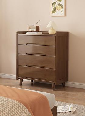 全实木卧室斗柜收纳柜主卧床尾九斗柜客厅储物柜靠墙大容量五斗橱