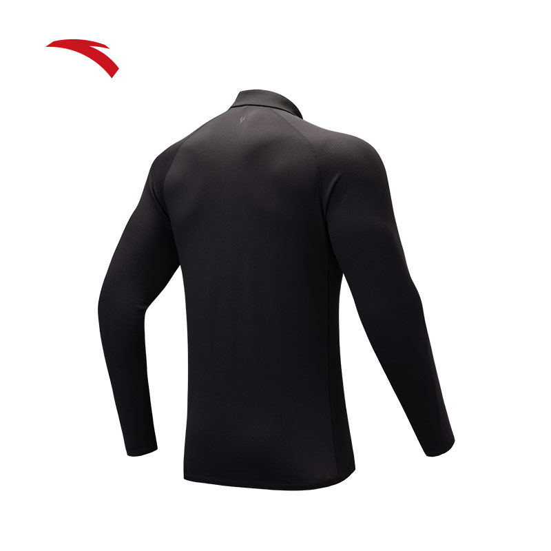 安踏运动长袖针织衫男Polartec抓绒轻量保暖跑步训练长T152445403,淘宝优惠券,粉丝福利购,淘宝优惠卷