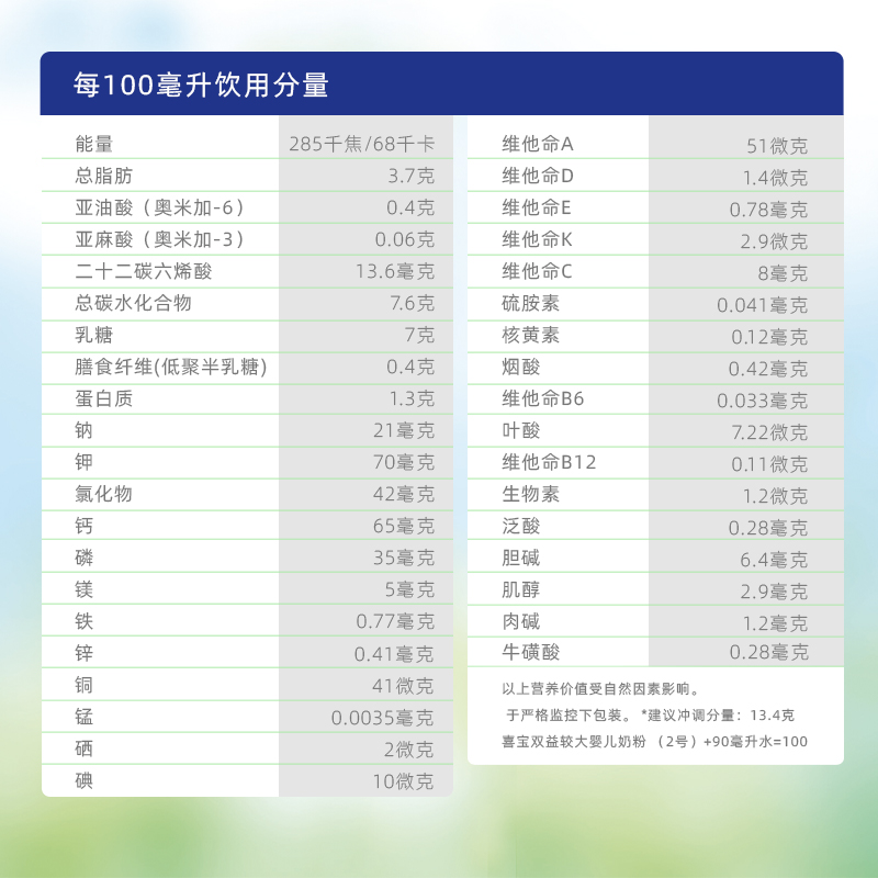  HiPP喜宝海外婴幼儿牛奶粉