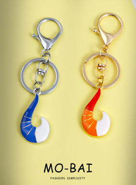 卡通动漫周边瓢虫少女玛丽娜阿雅狐狸尾巴钥匙扣吊坠项链装饰品潮