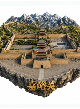 【甘肃嘉峪关冰箱贴】祁连雪山戈壁山地明长城河西走廊边关文创品
