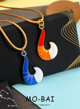 瓢虫少女卡通动漫周边玛丽娜阿雅狐狸尾巴项链吊坠二次元cos道具