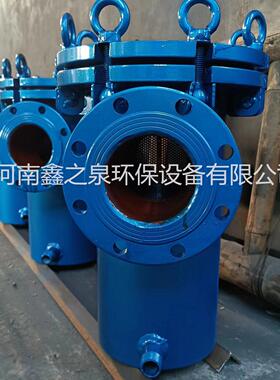 碳钢不锈钢篮式过滤器直通式除污器工业污水管道蓝式过滤器