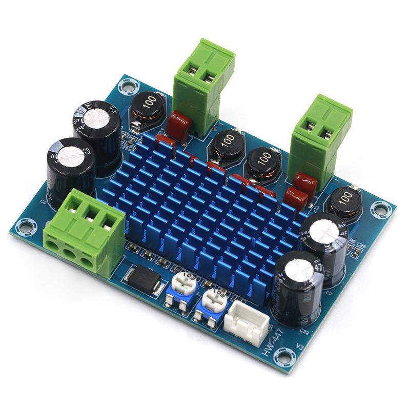 High-power digital power amplifier board TPA3116D2 chassis dedicated to plug-in 5-28V output 120W/4-8