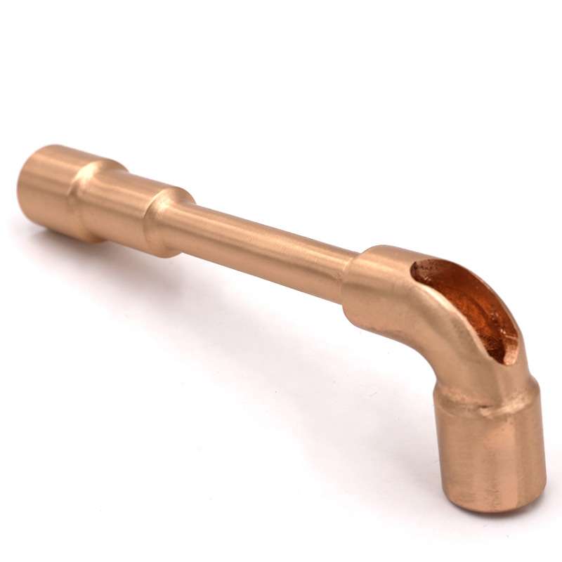 TOOLTIME图泰防爆L型双头套筒扳手铍青铜无火花烟斗型套筒扳手 - 图1