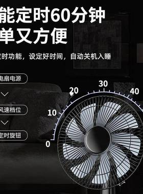 电风扇台式家用静音学生宿舍16寸大台扇桌面小风扇摇头转页落地扇