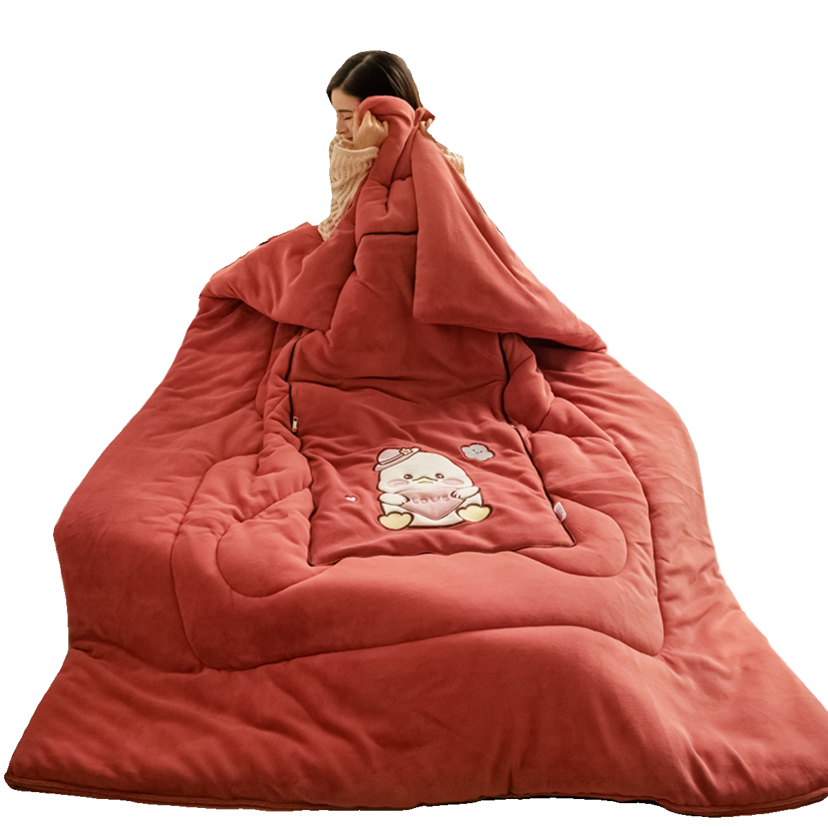 超厚车载抱枕被子两用车载靠垫枕头被办公室沙发折叠午睡空调被,淘宝优惠券,粉丝福利购,淘宝优惠卷