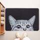 Pet entrance door floor mat door mat entrance door carpet silk ring entrance foot mat kitchen bedroom room Shiba Inu dog