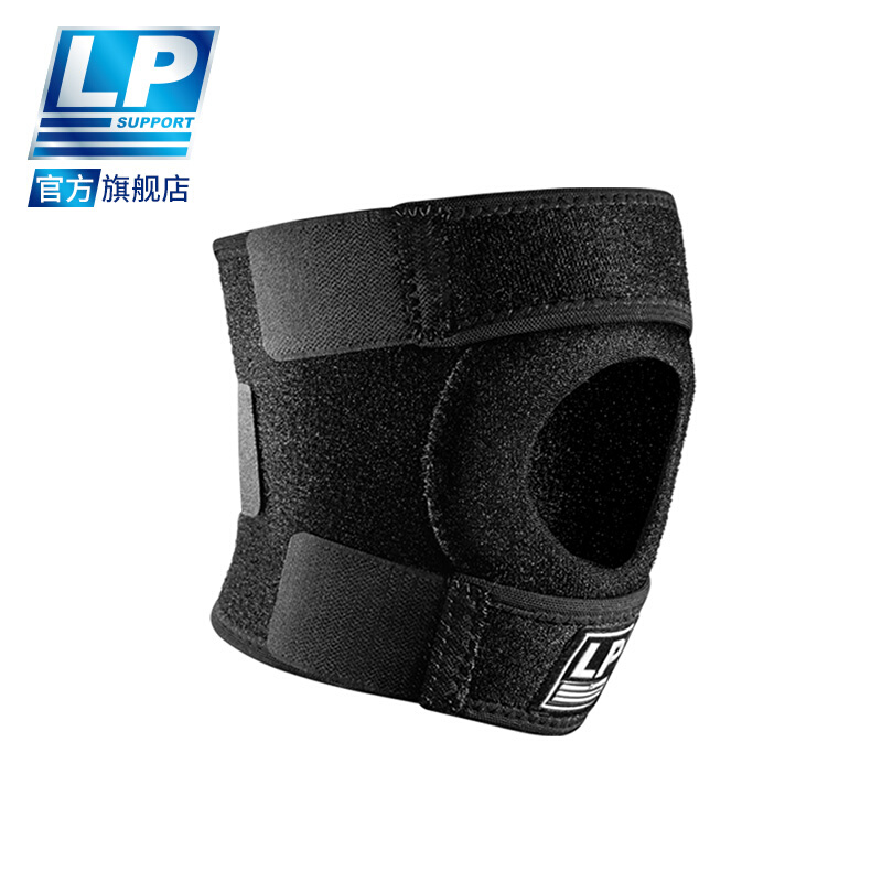 LP 788CAR1透气可调整型护膝膝盖护具网排足篮羽毛球运动护膝-图0