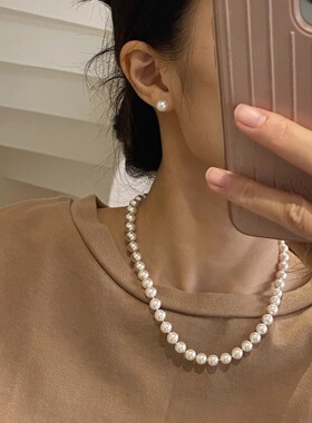 ninina施家珍珠经典百搭项链