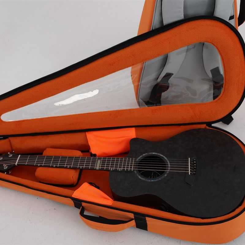38寸吉他包个性实用潮流防水背包双肩多功能透明民谣旅行吉他包,淘宝优惠券,粉丝福利购,淘宝优惠卷