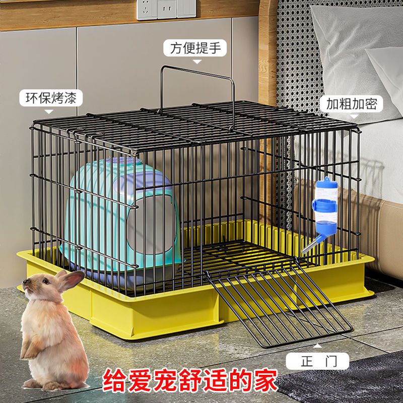 兔笼防喷尿双层大号兔子窝笼子荷兰猪豚鼠笼清粪宠物专用室内家用 - 图0