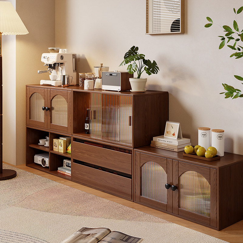 整墙一体书柜客厅落地矮柜客厅沙发自由组合格子柜满墙中式书柜,淘宝优惠券,粉丝福利购,淘宝优惠卷