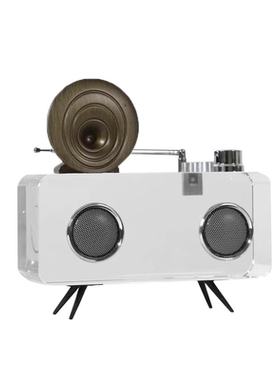 复古留声机黑胶唱片摆件现代轻奢