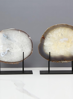 木化石软装工艺品摆件样板间酒柜