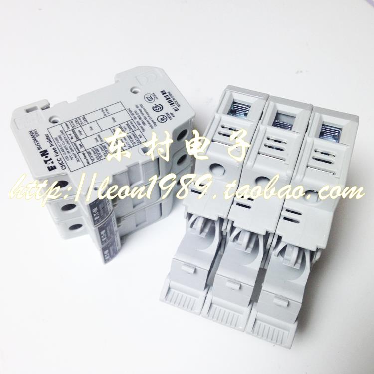 美国EATON保险丝座 BUSSMANN熔断器座 CHCC3DIU CHCC3DU 30A 600V - 图2