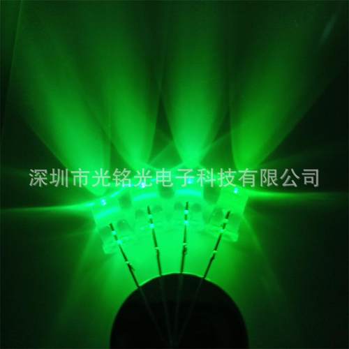 现货供应 F3/3mm七彩快闪透明圆头直插灯珠 红绿蓝快闪发光二极管 - 图2