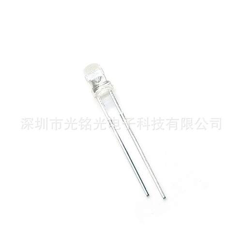 现货供应 F3/3mm七彩快闪透明圆头直插灯珠 红绿蓝快闪发光二极管 - 图3