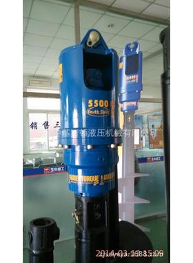 挖机改装钻电线杆坑螺旋钻动力头马达JNG3-2300方轴输出