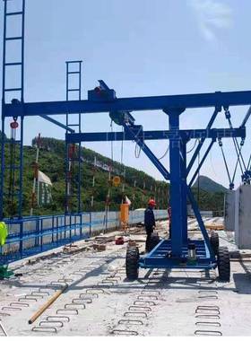 电动小型防撞台车模板护栏台车桥梁轨道防撞台车