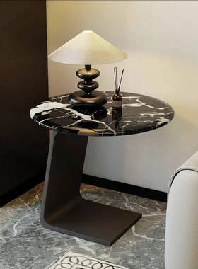 沙发轻奢床头家用客厅几轻奢小户型圆形茶几现代简约阳台创意圆桌