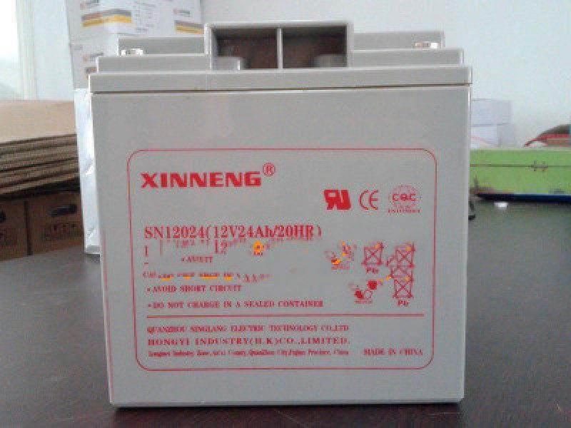 新品XINNENG昕能蓄电池SN1224DC免维护12V24AH基站通信UPS/直流屏 - 图1