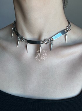 好诶 · Summertime系列 · 金属铆钉流光choker/个性小众设计师