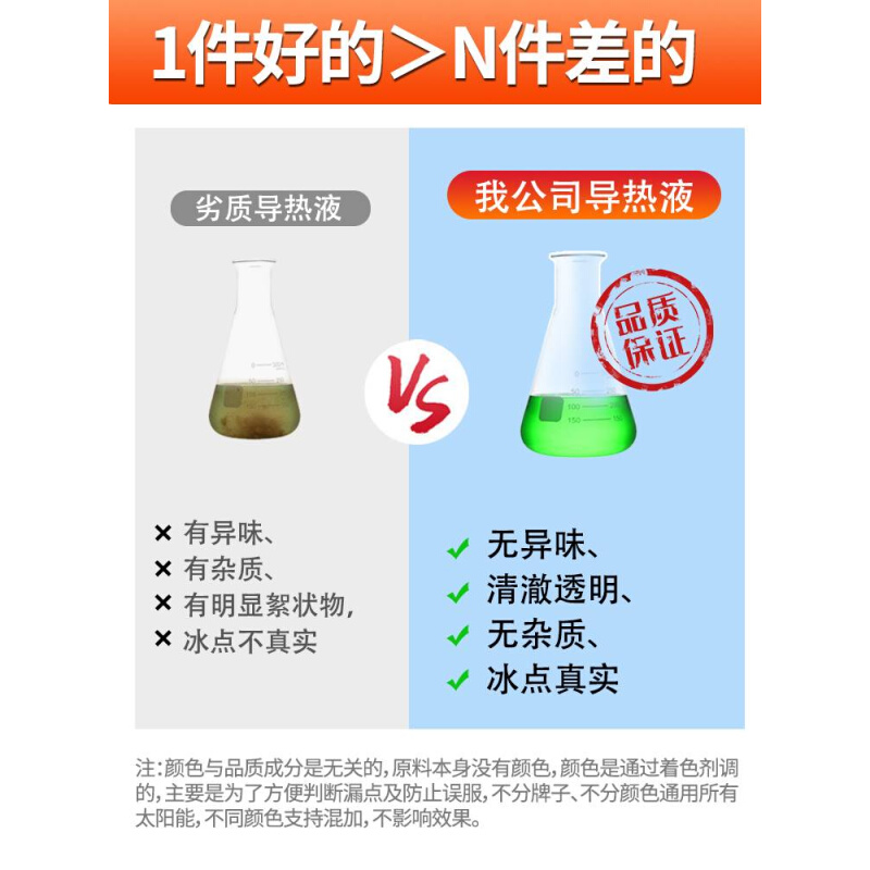 分体式阳台壁挂太阳能导热油介质液家用热水器专用防冻液导热液-图0