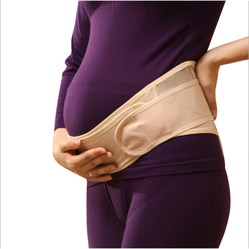 日单 全棉孕妇托腹带护腰保胎带托子宫托环产前产后两用收盆骨带 - 图3