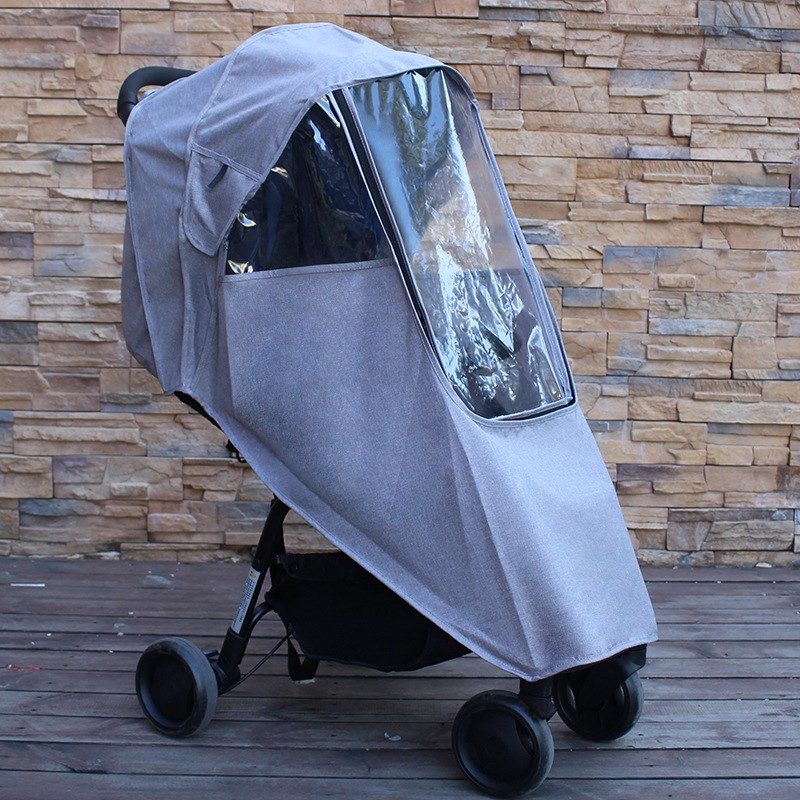 通用婴儿推车防雨罩防风罩童车伞车雨衣罩保暖遮雨罩防水 - 图2
