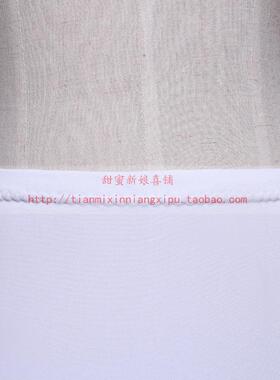 婚纱礼服裙撑A摆内衬裙束腰美体松紧敬酒服小鱼尾优雅a字型花边特