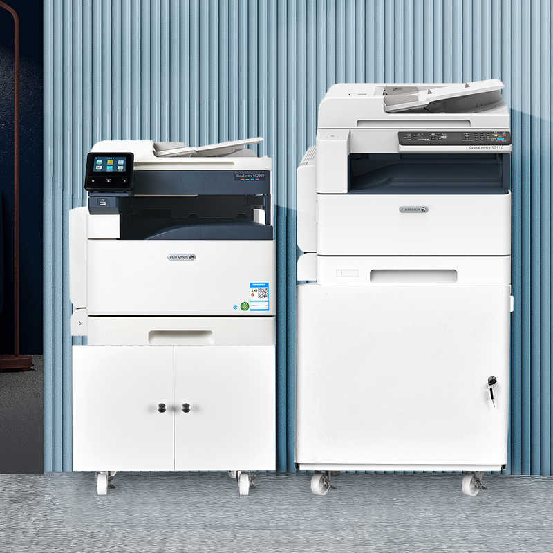 打印机柜子落地A3A4复印机工作台放置柜移动矮柜带锁打印机底座柜-图0