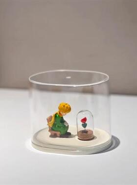 小王子脐带胎发保存盒子收藏盒材料配件手工DIY宝宝礼物迷你玫瑰