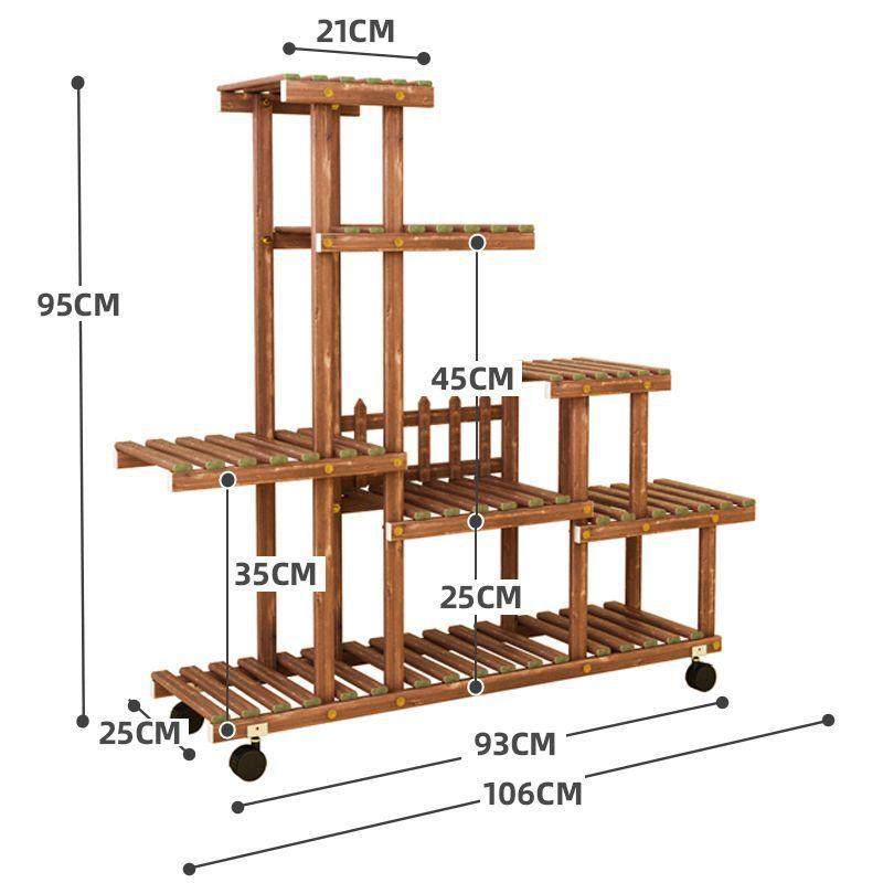 实木多肉阳台养花架室内置物架绿萝花架子多层客厅家用花盆架,淘宝优惠券,粉丝福利购,淘宝优惠卷
