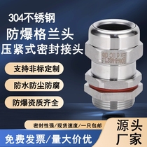 Xingang BDM-B explosion-proof Gran head 304 stainless steel cable clamping sealing joint locking head M20 motor filler