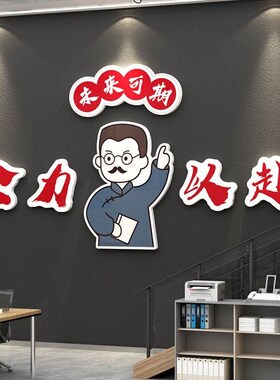 电商销售公司门口形象墙面装饰企业激励文化墙办公室氛围布置爆单