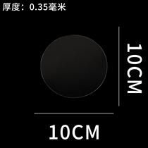 Round full transparent PVC plastic sheet pet pad sheet hard lens drawing handmade sheet custom cut manufacturer