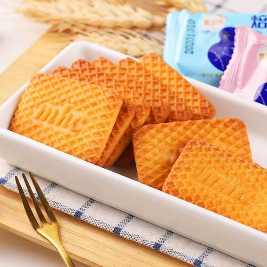 Trensu milk old-fashioned milk biscuits in individual bags