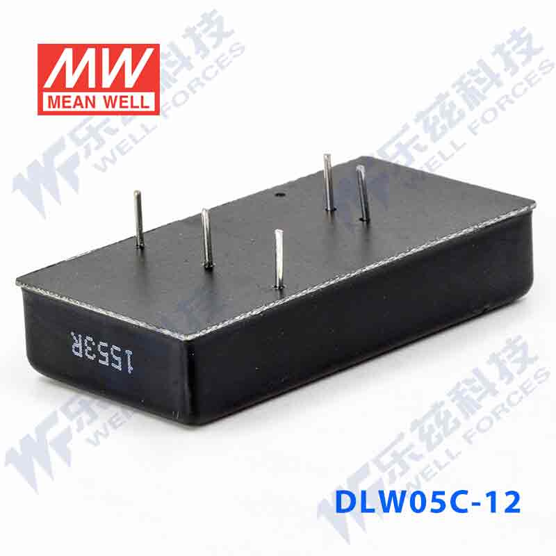 台湾明纬DC-DC模块电源DLW05C-12 5W 36~72V转±12V0.23A双路输出 - 图2