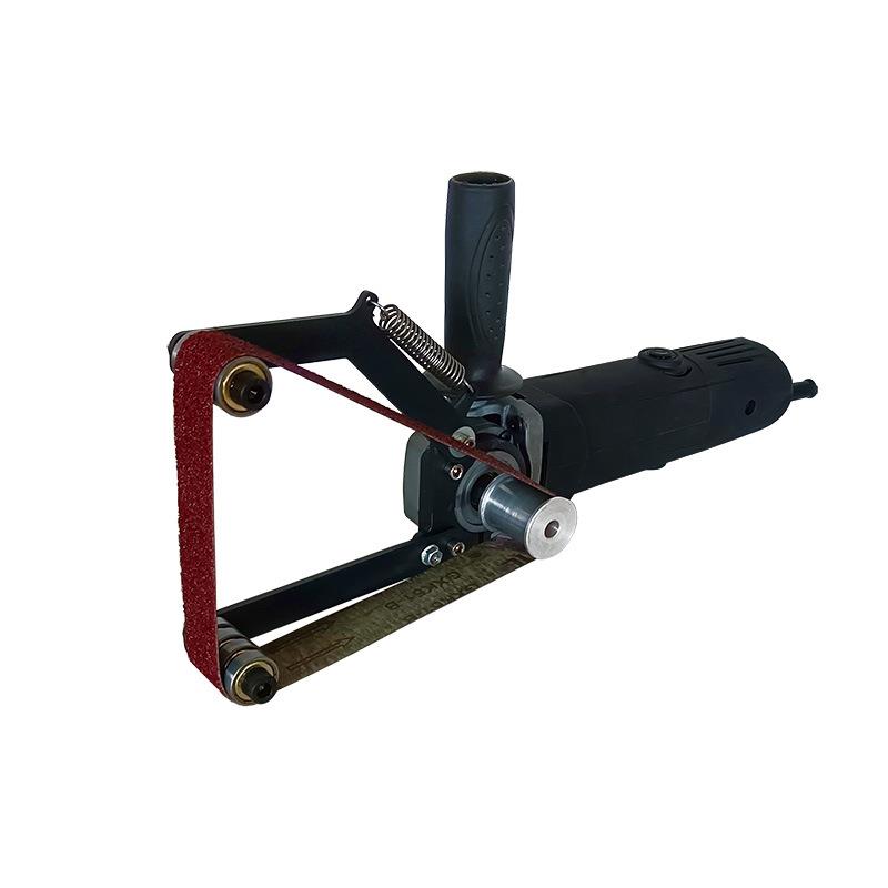 角磨机改装砂带机架子圆管型打磨除锈抛光扶手焊点倒圆角便携手持 - 图3