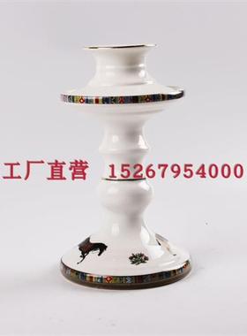 KTV陶瓷摆台用品爱马骑仕水果盘架子装饰纸巾盒烟缸欧式桌面摆件