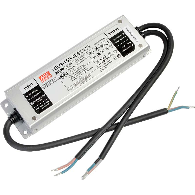 ELG-150-A/B-3Y24V防水LED电源12V36V48V主动式IP67可调光54V - 图3