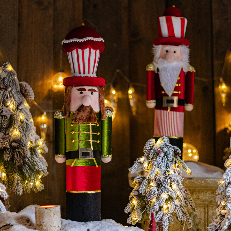 圣诞列兵木偶摆件装饰品儿童房间圣诞节礼物客厅酒吧欧式摆设橱窗 - 图0