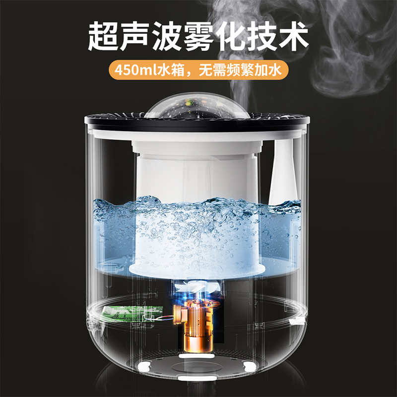曼宿雷顿加湿器大容量静音香薰婴儿大雾量家用桌面宿舍礼物加湿器