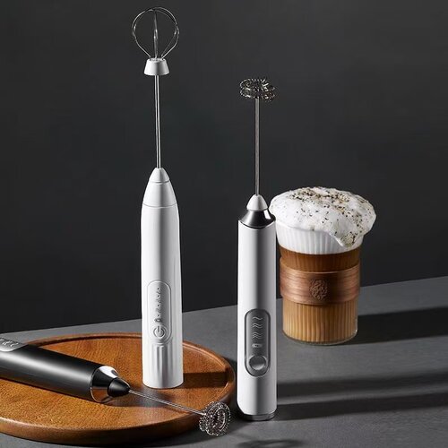 咖啡打泡打奶泡器电动家用手持搅拌器搅拌棒奶油牛奶打蛋器打发 - 图0