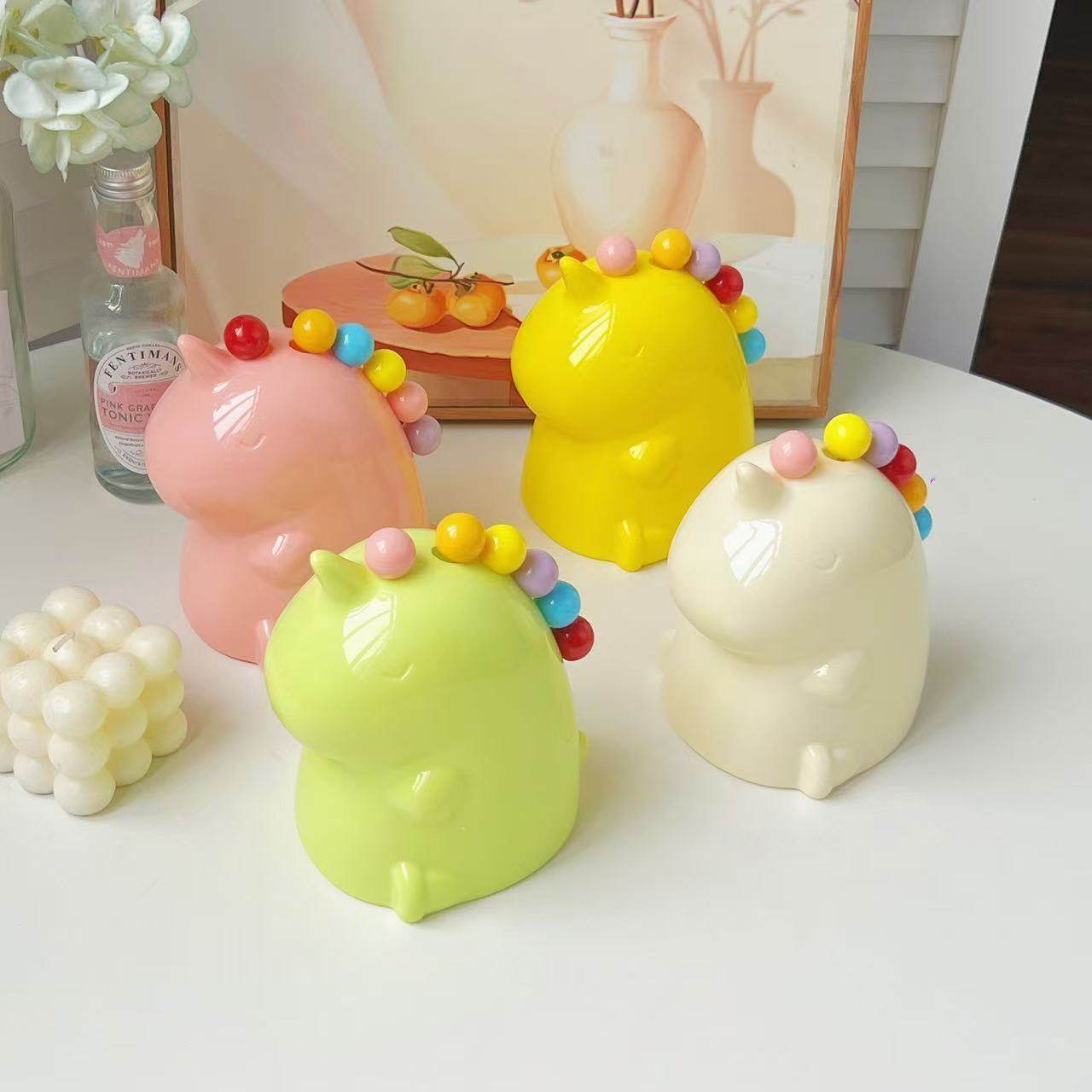 高颜值可爱水果叉家用不锈钢轻奢高级感收纳罐套装儿童安全小叉子,淘宝优惠券,粉丝福利购,淘宝优惠卷