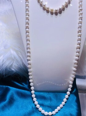 毛衣链长款贝母珍珠项链8mm 长130cm女秋冬多种佩戴 热卖掌柜推荐