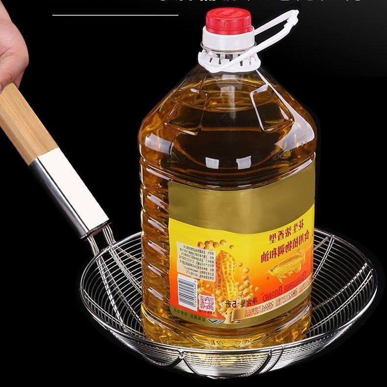 不锈钢捞篱漏勺油炸过滤网大号捞面漏网厨房商用超细家用木柄笊篱,淘宝优惠券,粉丝福利购,淘宝优惠卷