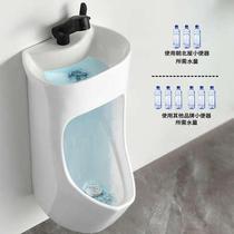 The new one is integrated with washbasin urinal hanging wall-type induction urinal Home mens small poop ceramic urinals